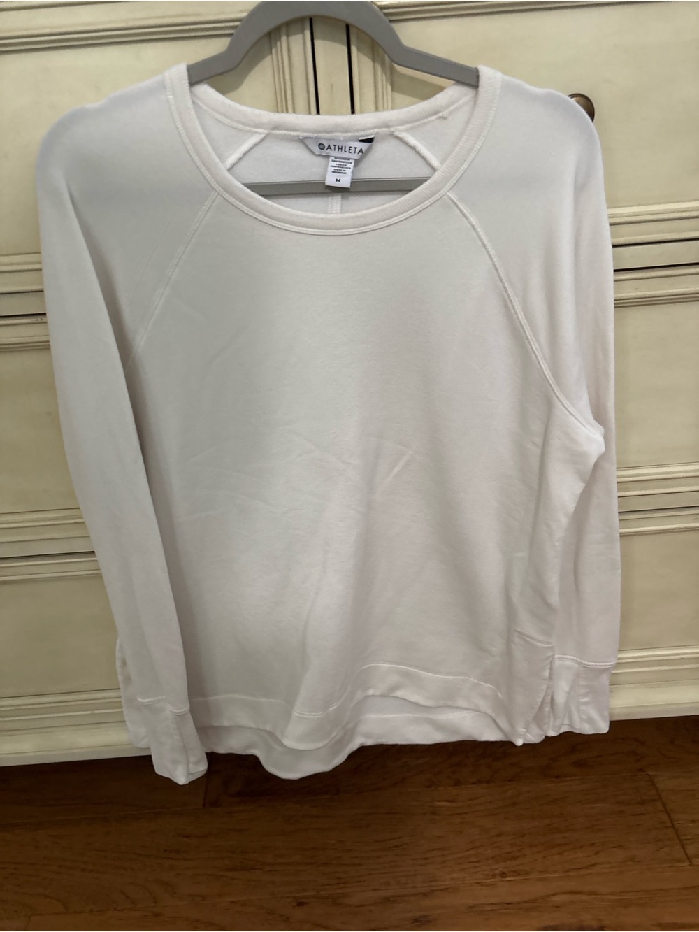Athleta Medium Coaster Luxe Sweater - white